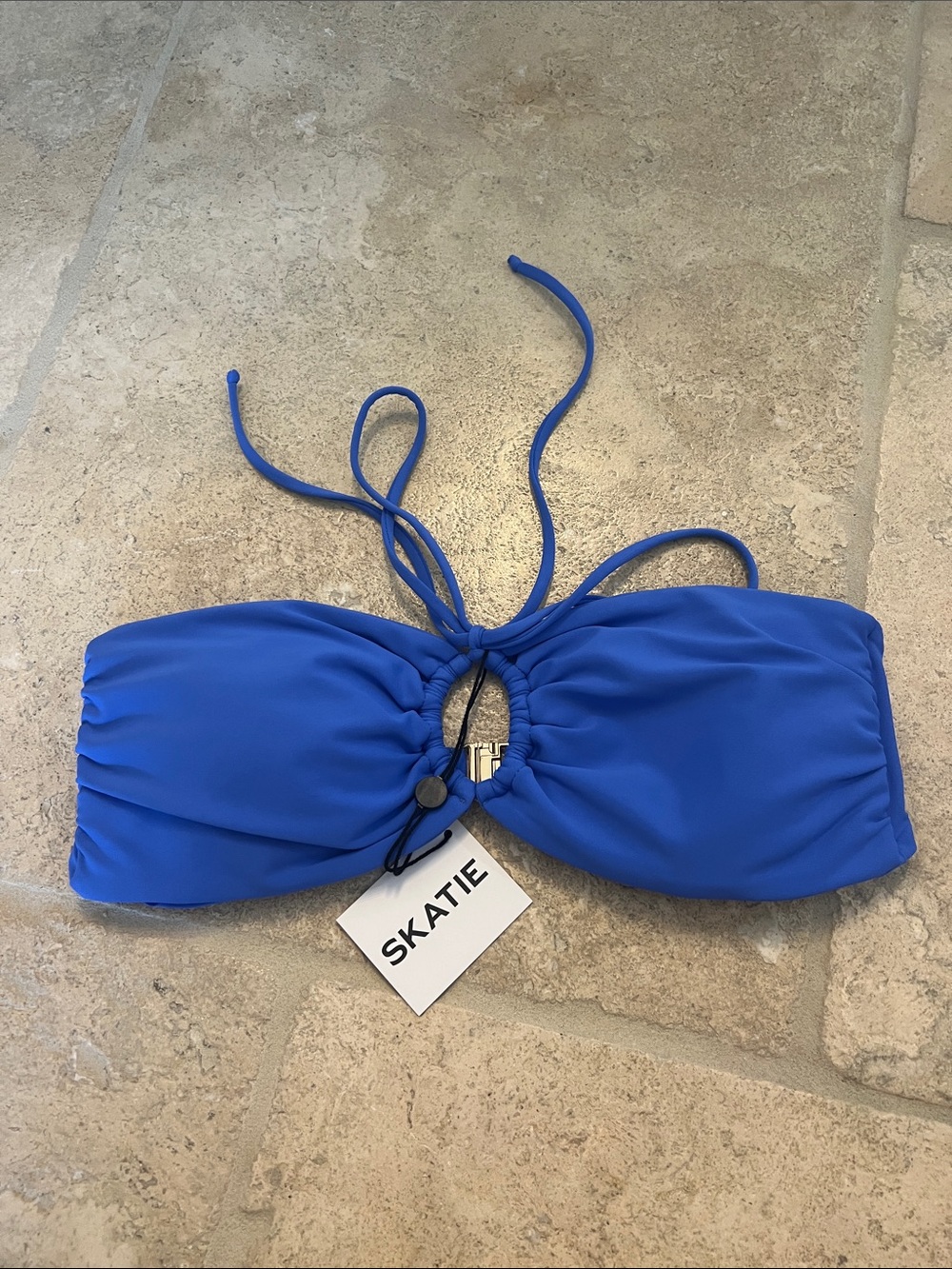 NWT Skatie Jean bikini top in playa